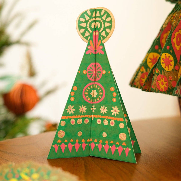 Patterned Tree Pop Up Greeting Card