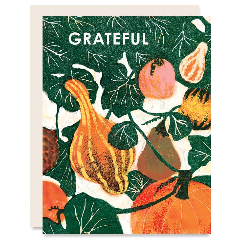 Grateful Gourds Greeting Card