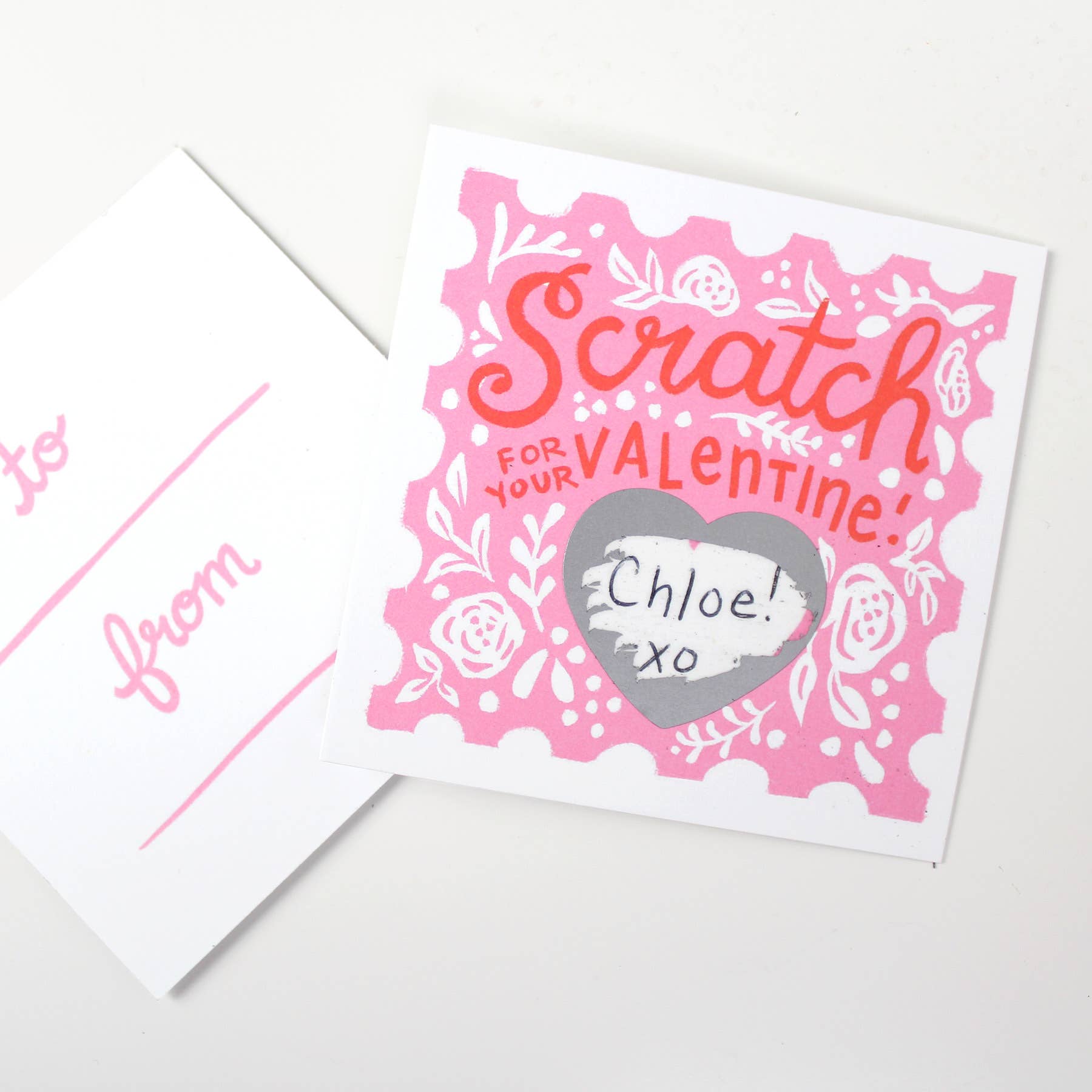 Scratch-off Valentine Cards