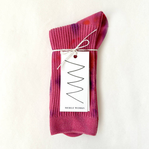 Heart Hand-dyed Dressy Socks