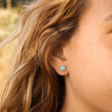 Kingman Turquoise Studs