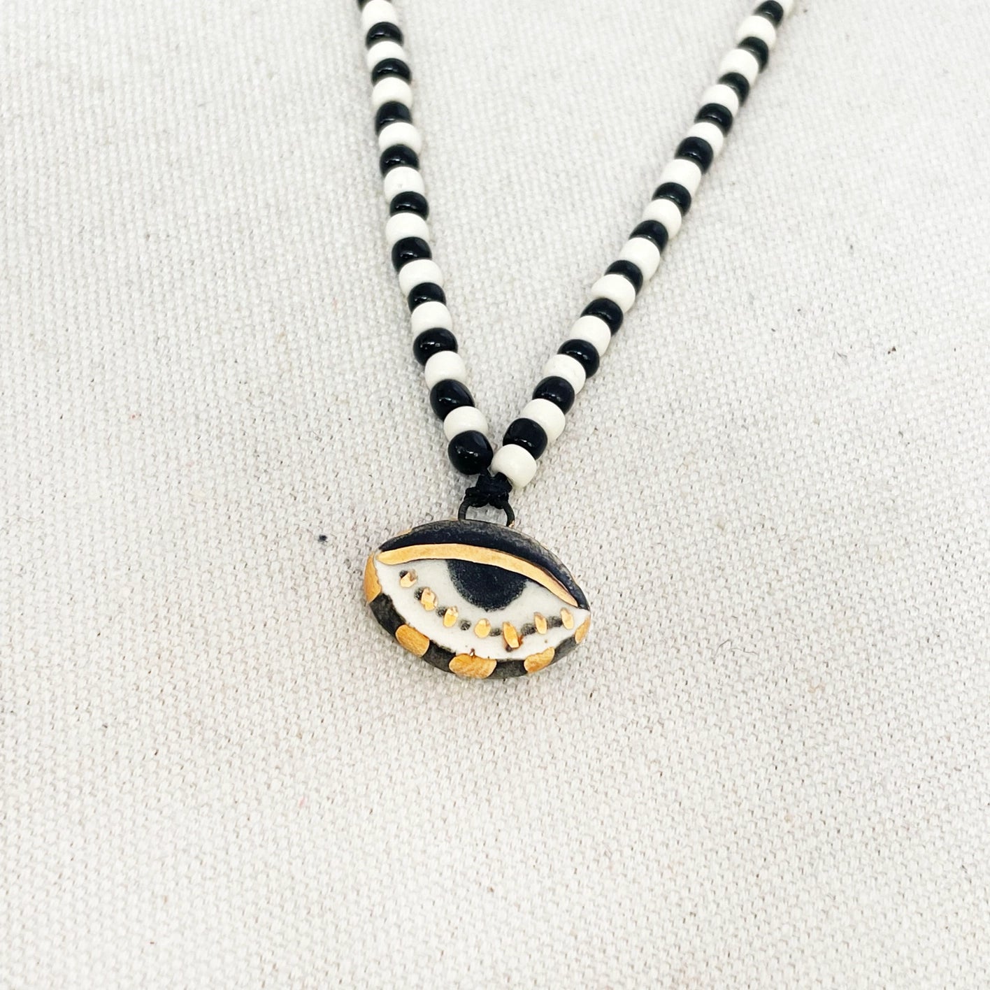 Not So Evil Eye Beaded Necklace (Archive) - RIDER