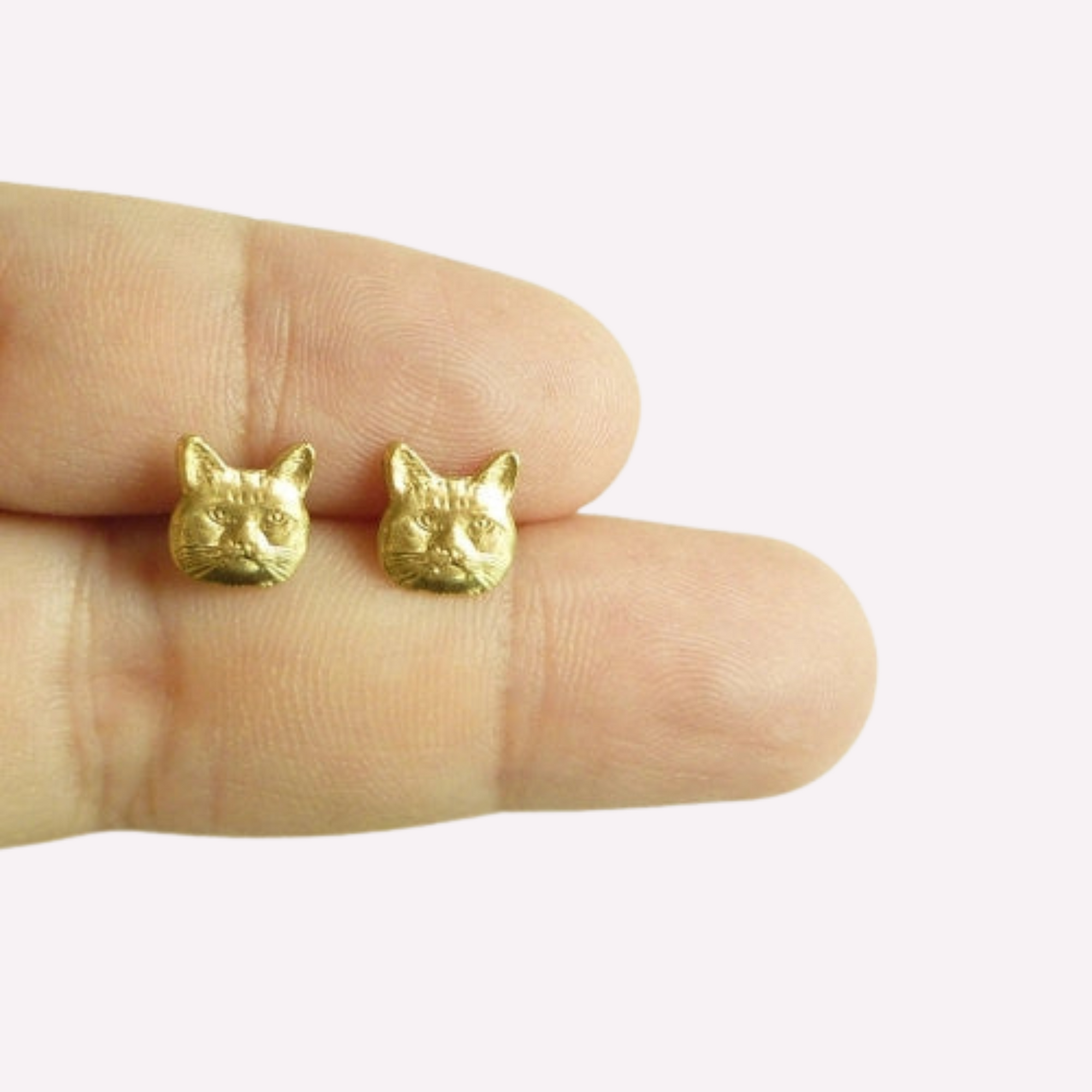 Cat Stud Earrings