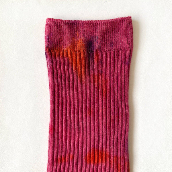 Heart Hand-dyed Dressy Socks