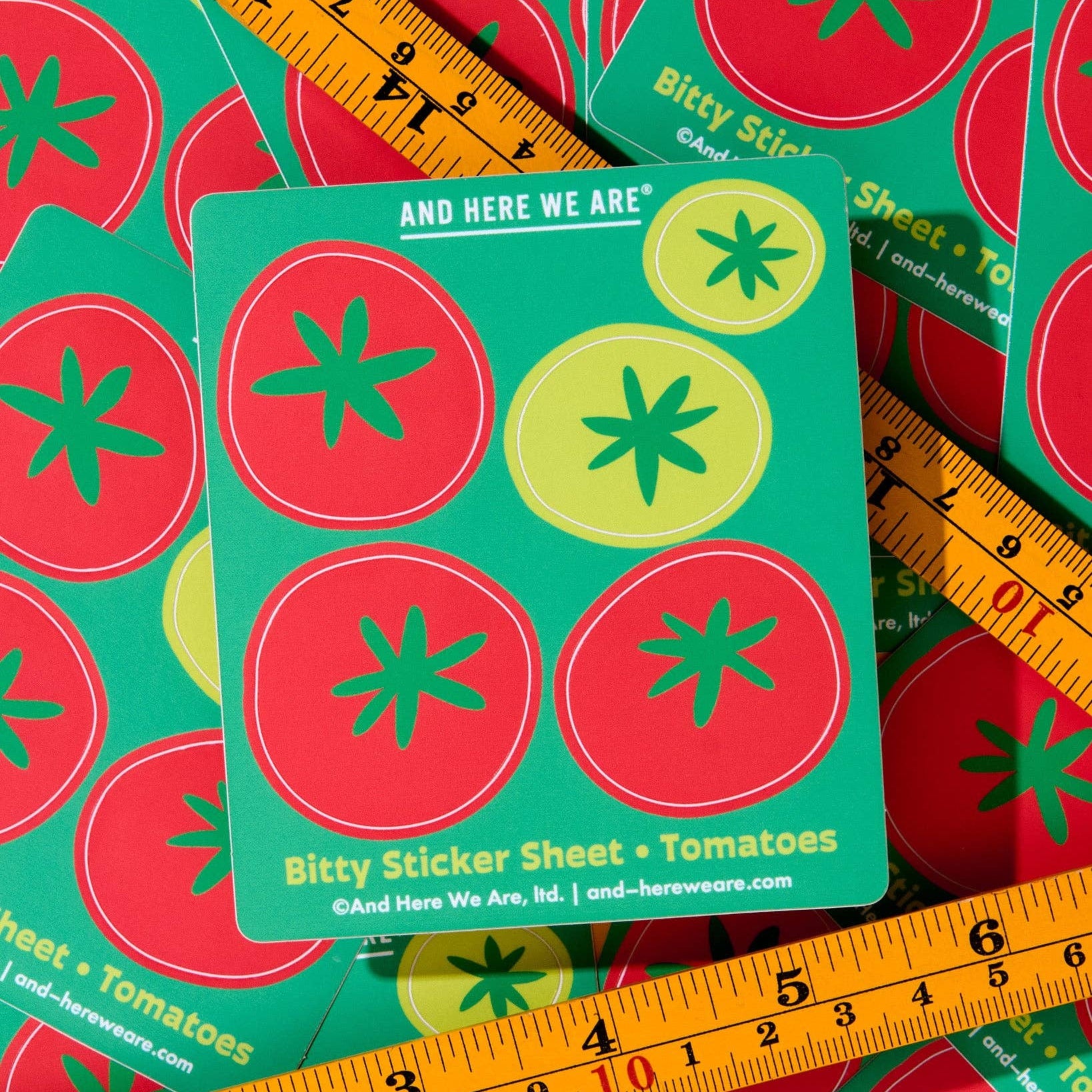 Tomato Bitty Vinyl Sticker Sheet