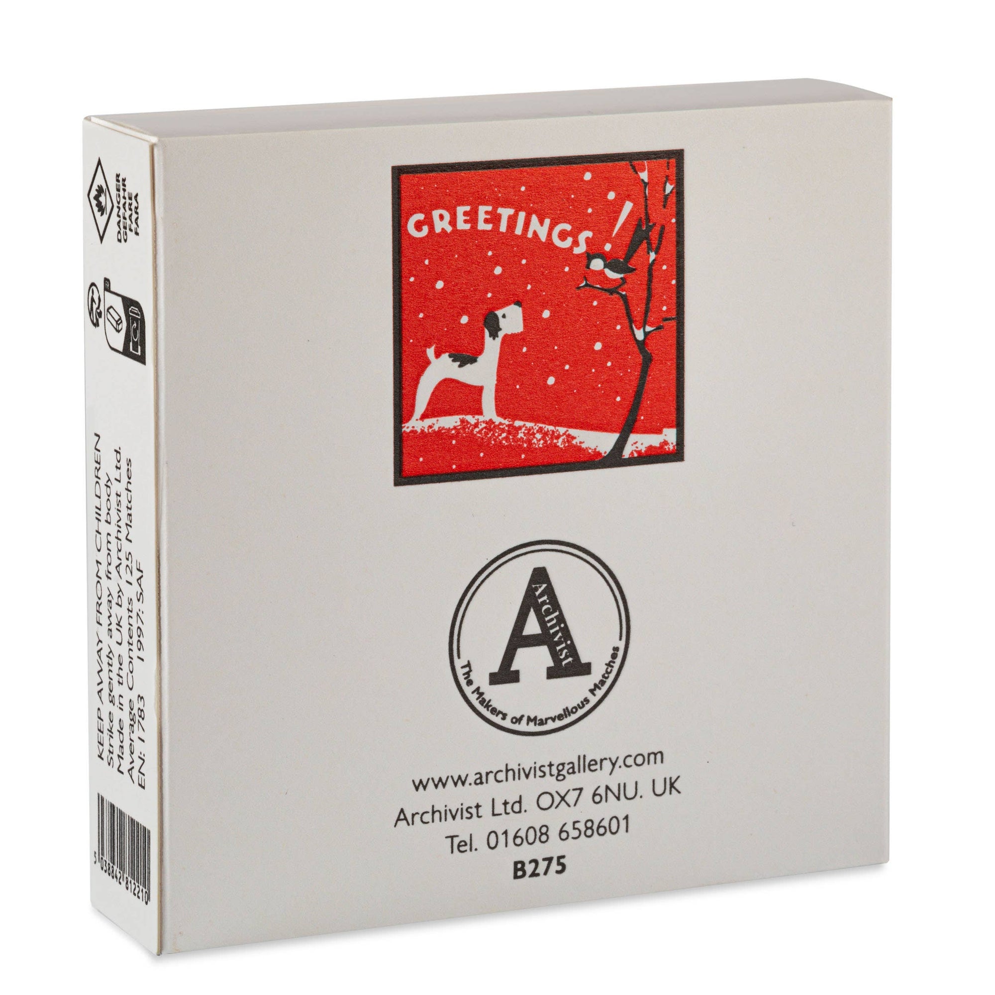Winter Greetings Matchbox