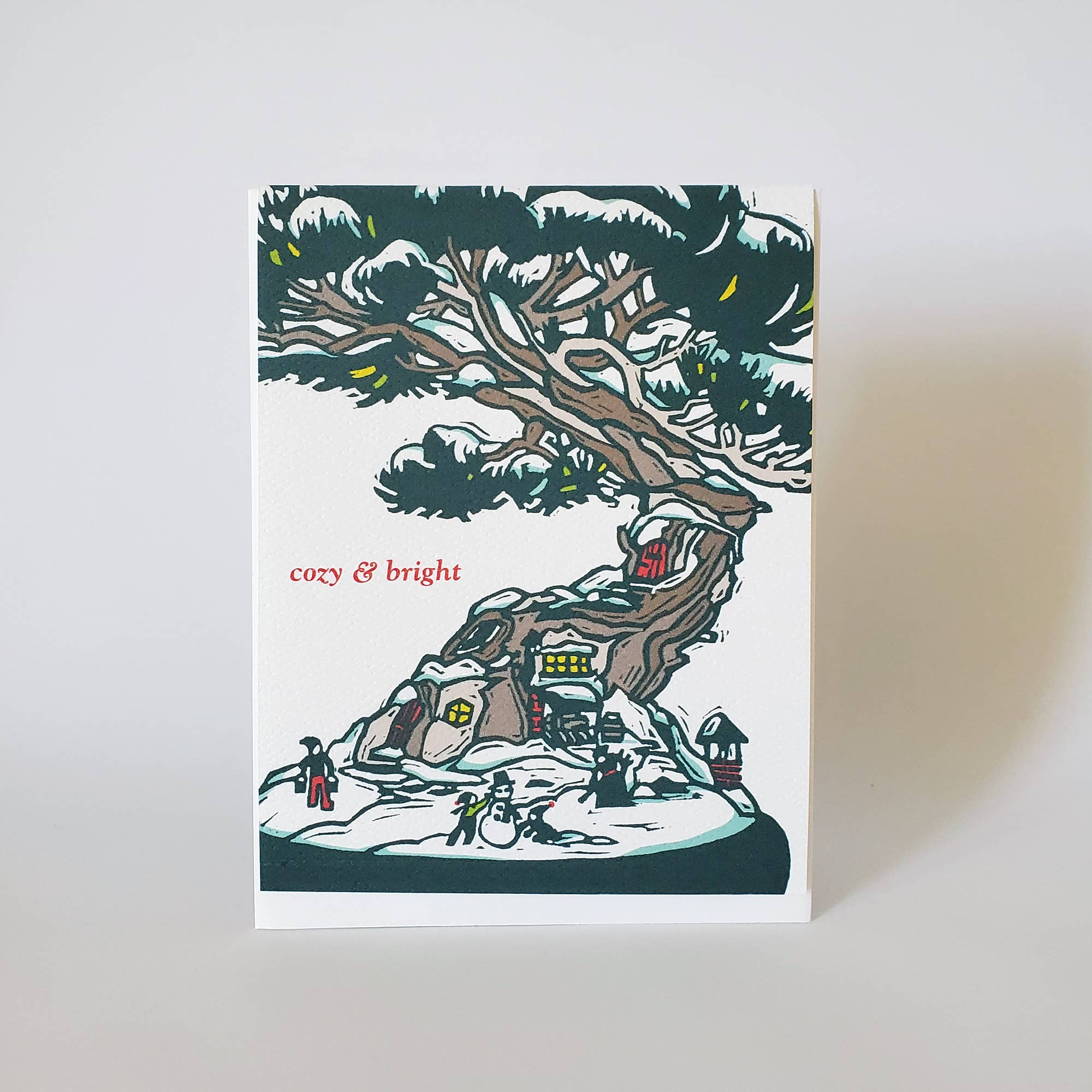 Cozy and Bright Bonsai Note Card Set