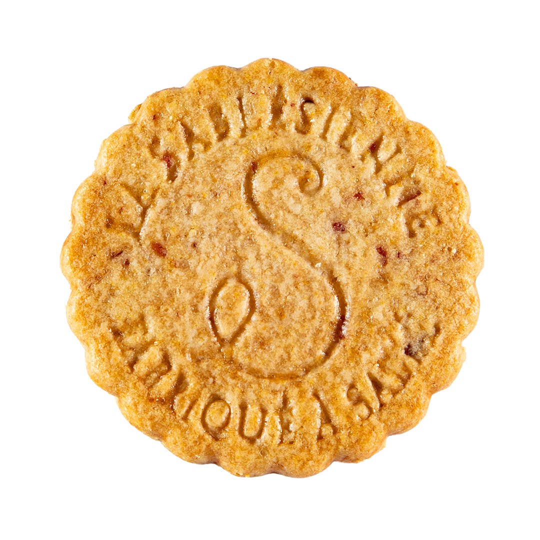 Caramel & Raspberry Shortbread Cookies