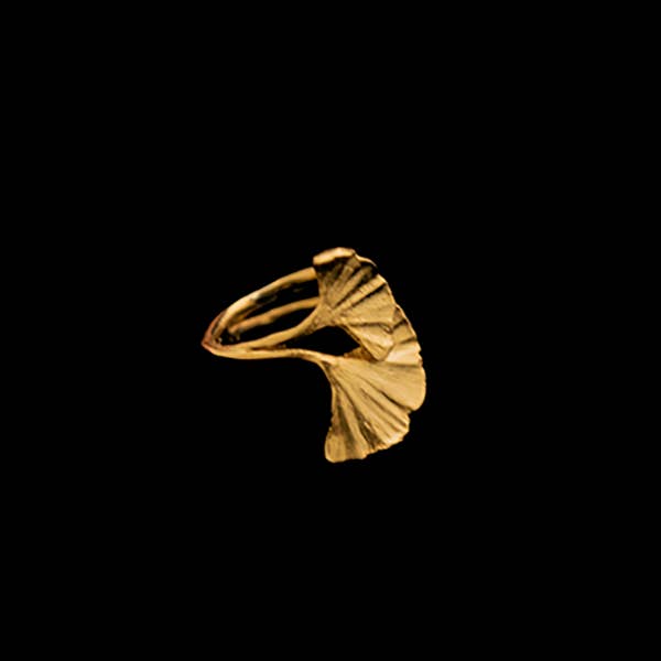Gingko Bronze Ring