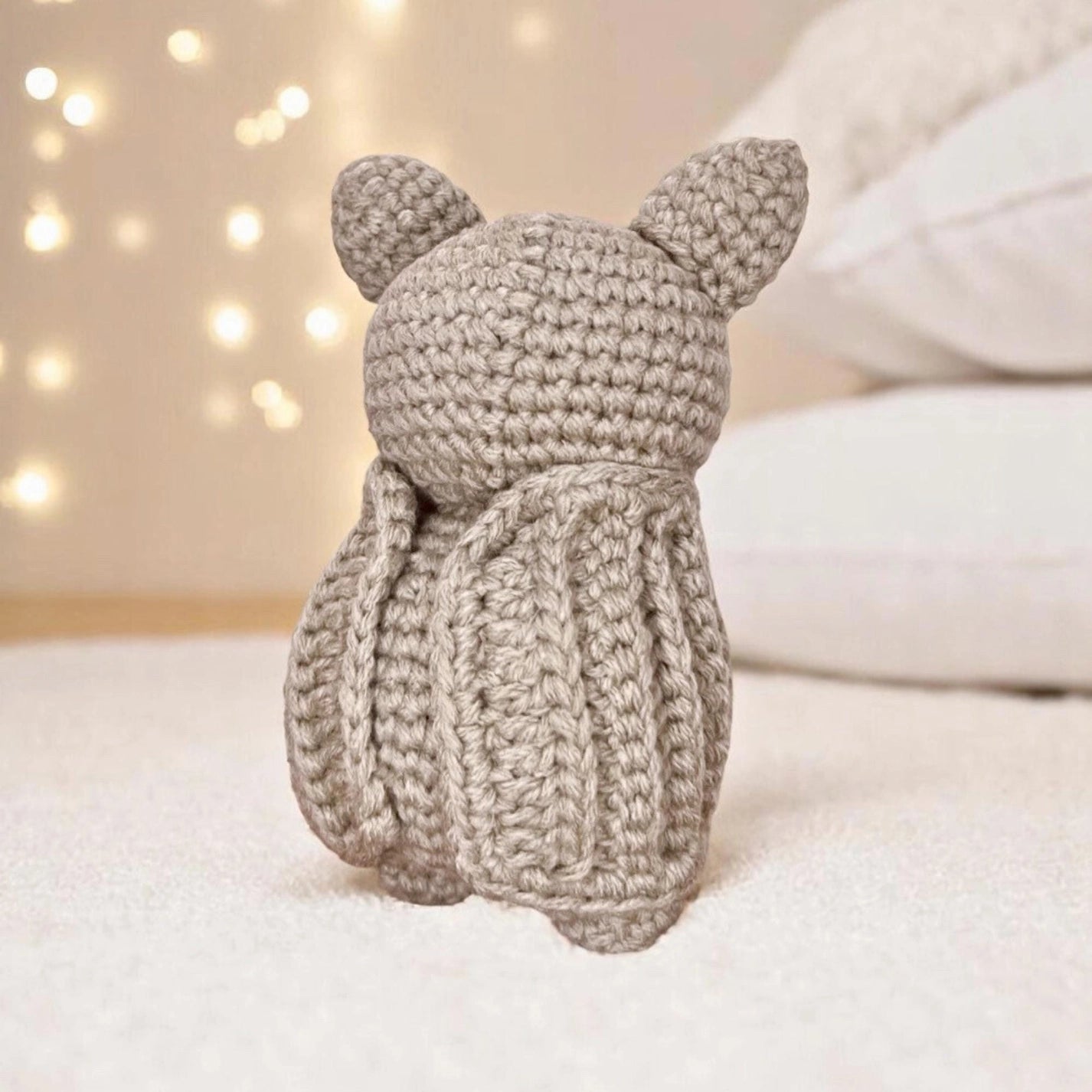 Sleepy Crochet Bat