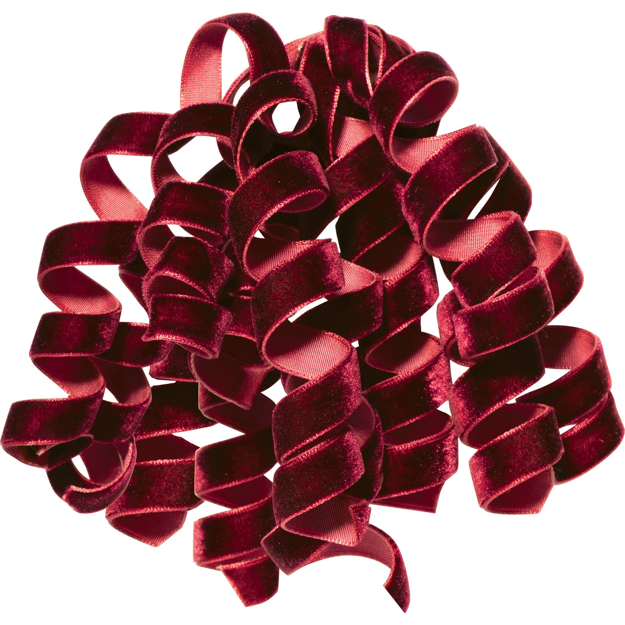 Curlies Red Velvet Bow