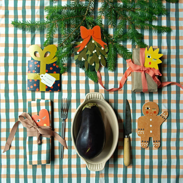 Mistletoe Holiday Greeting Card