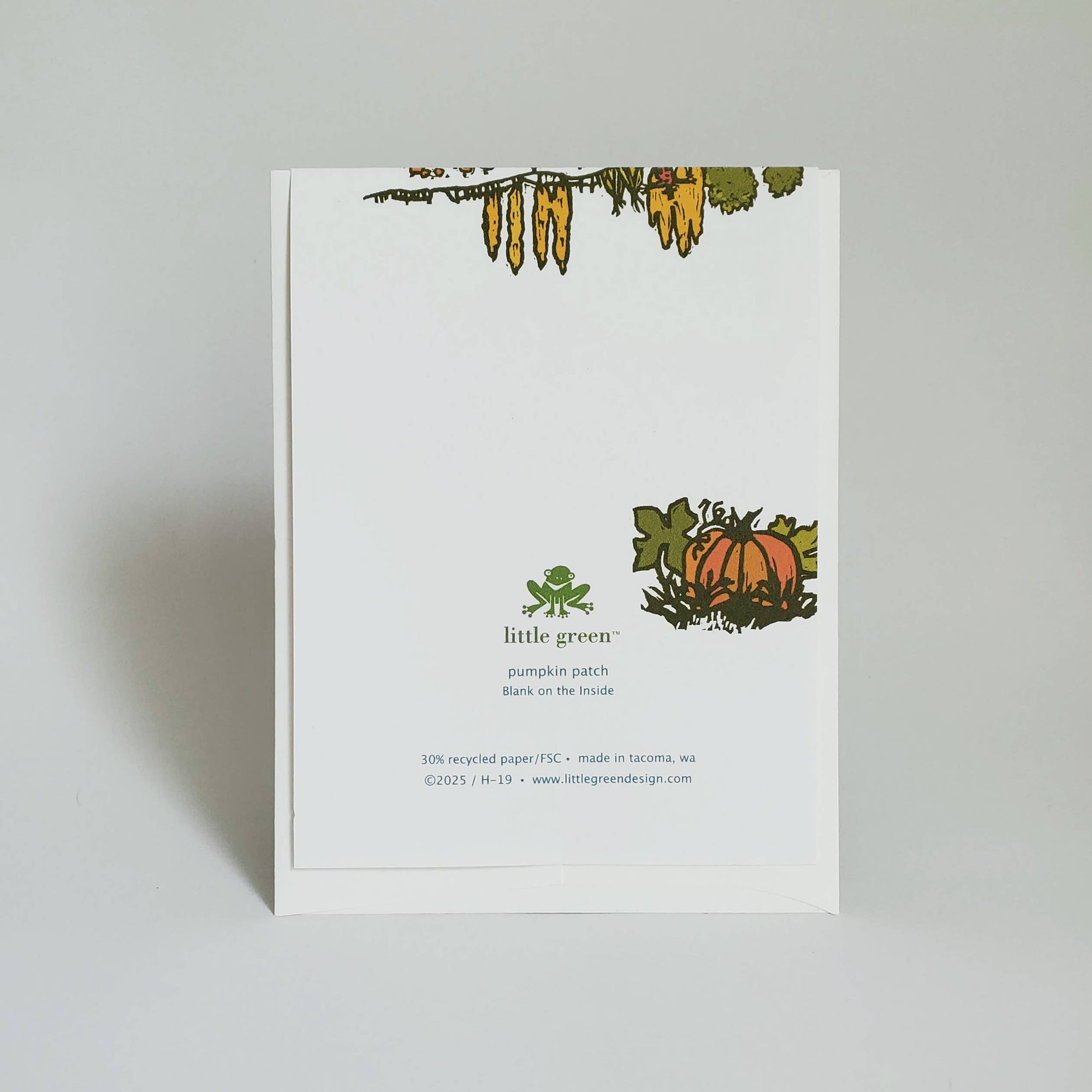 Pumpkin Patch Harvest Greeting Card