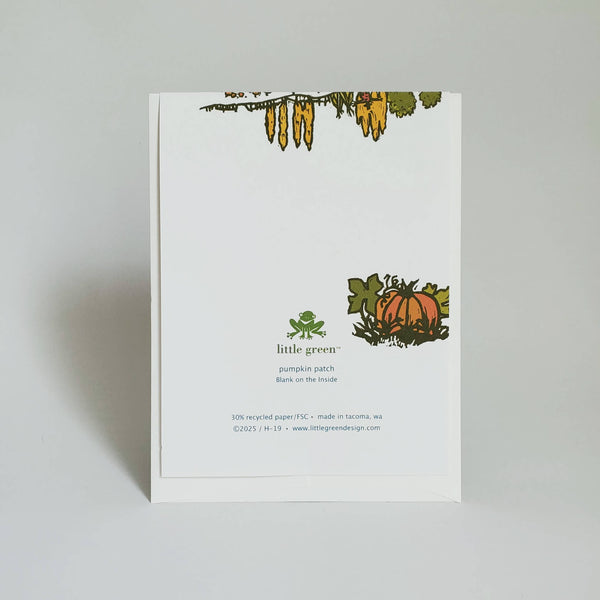 Pumpkin Patch Harvest Greeting Card