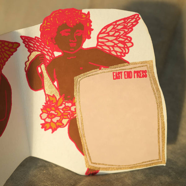 Cupid Concertina Greeting Card