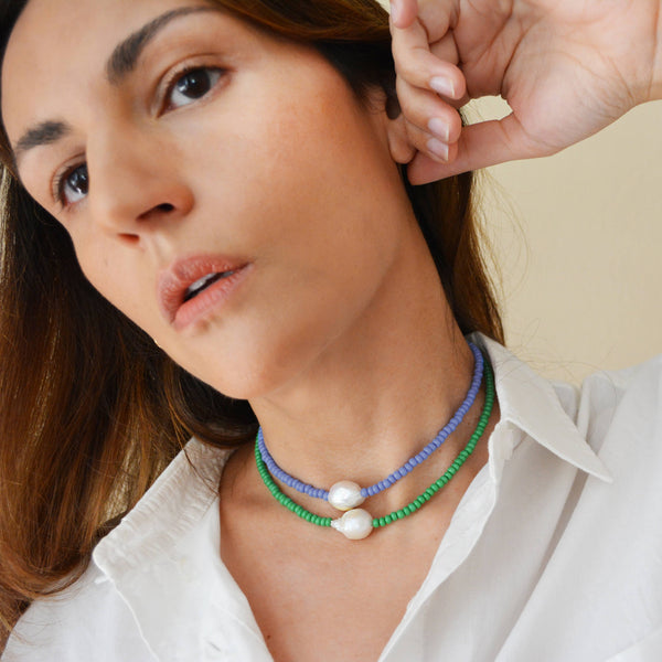 Gemma Pearl Necklace