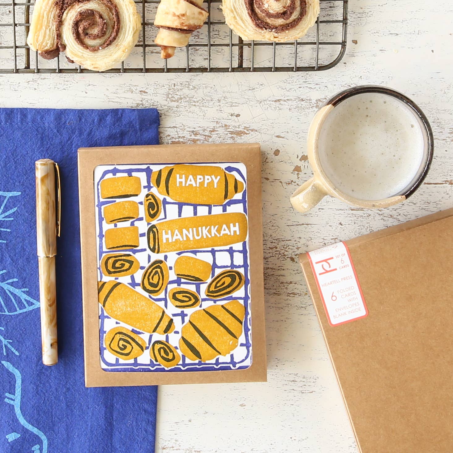 Hanukkah Rugelach Note Card Set