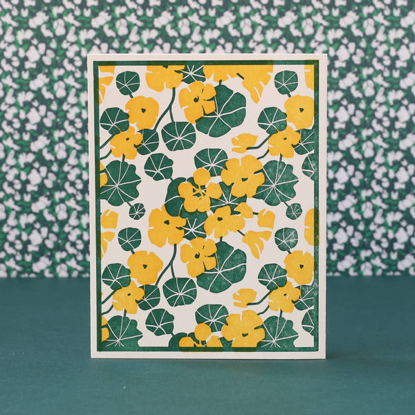 Edible Flowers Letterpress Card Set