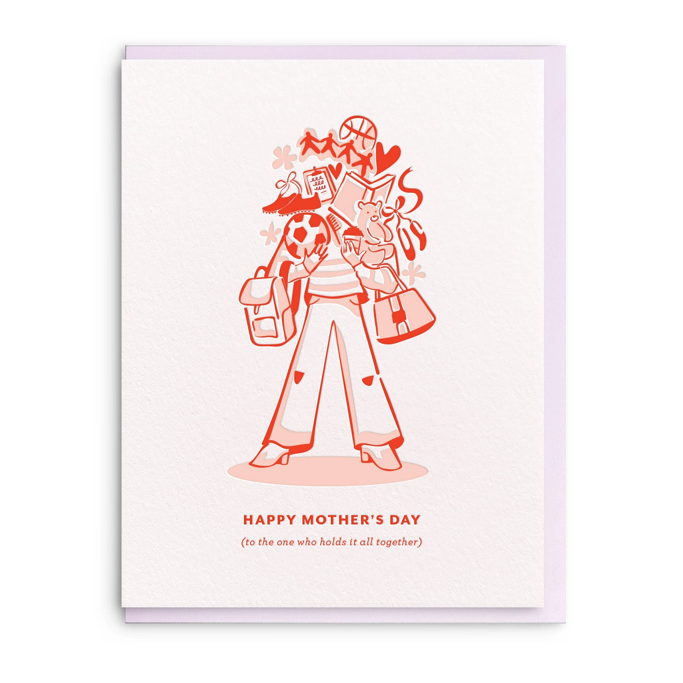 Holds It Together Mother Greeting Card - RIDER