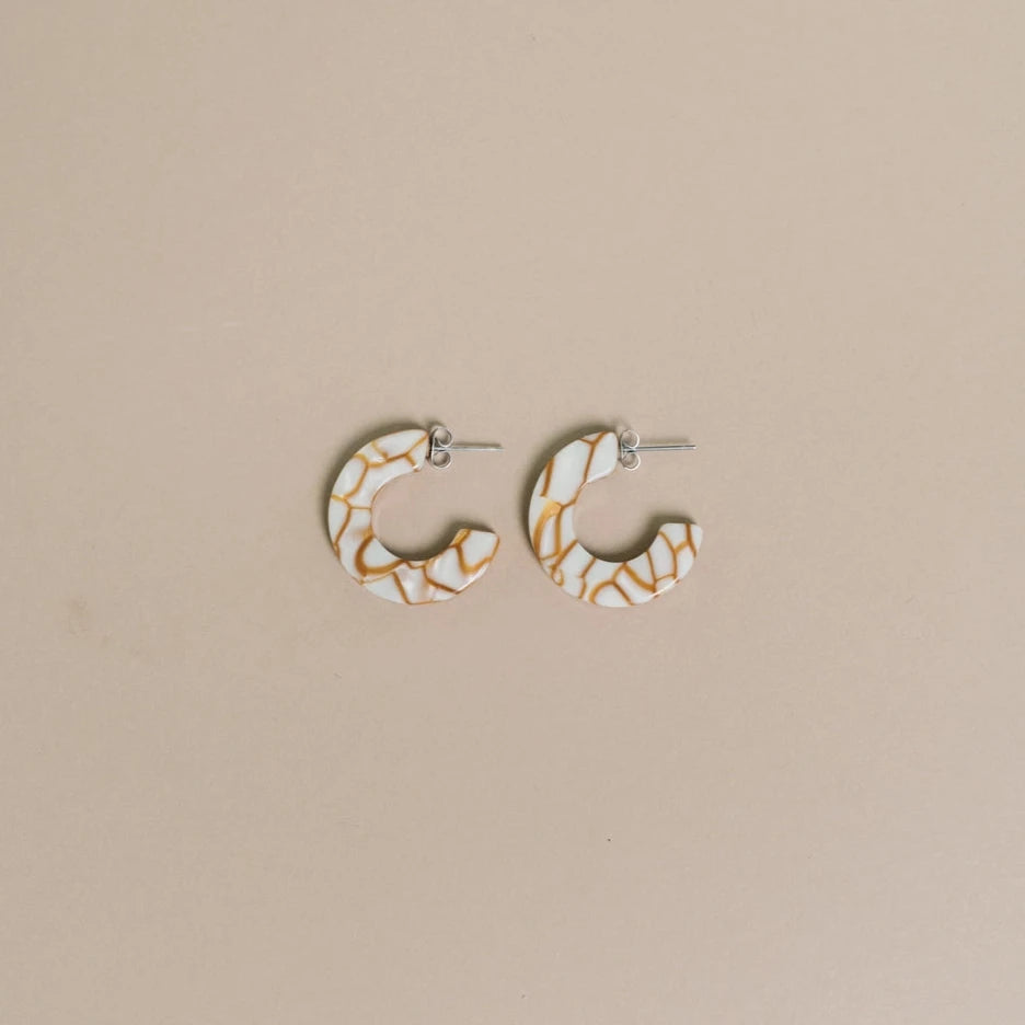 Ray Hoop Earrings