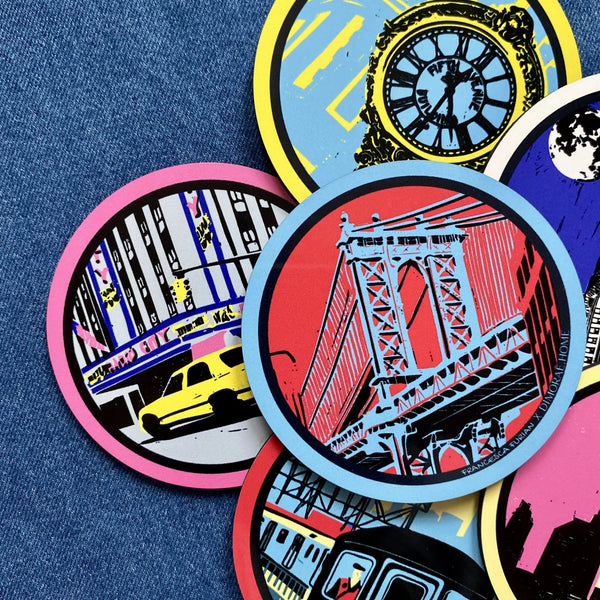 Around Manhattan Coaster Set