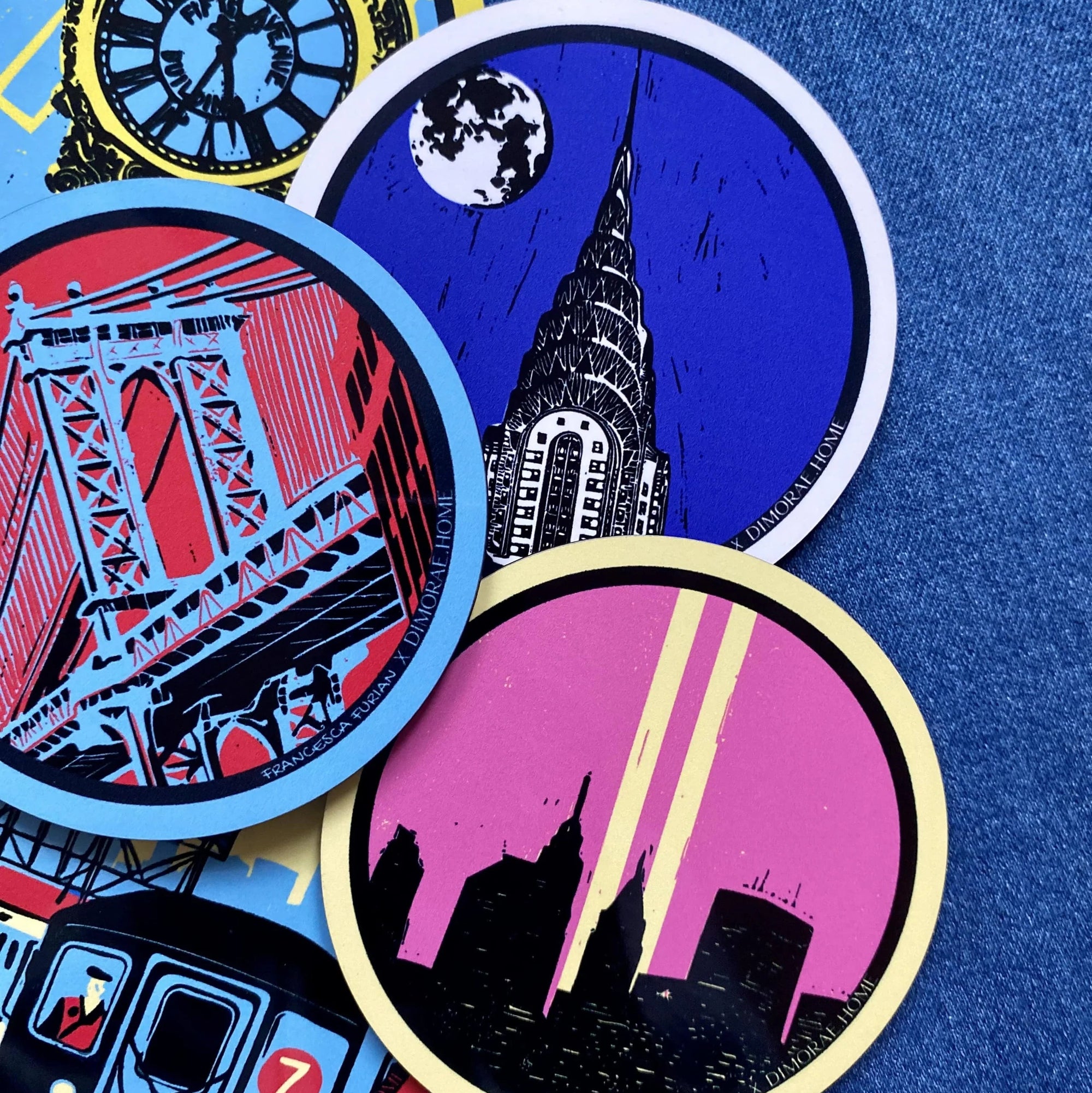 Around Manhattan Coaster Set