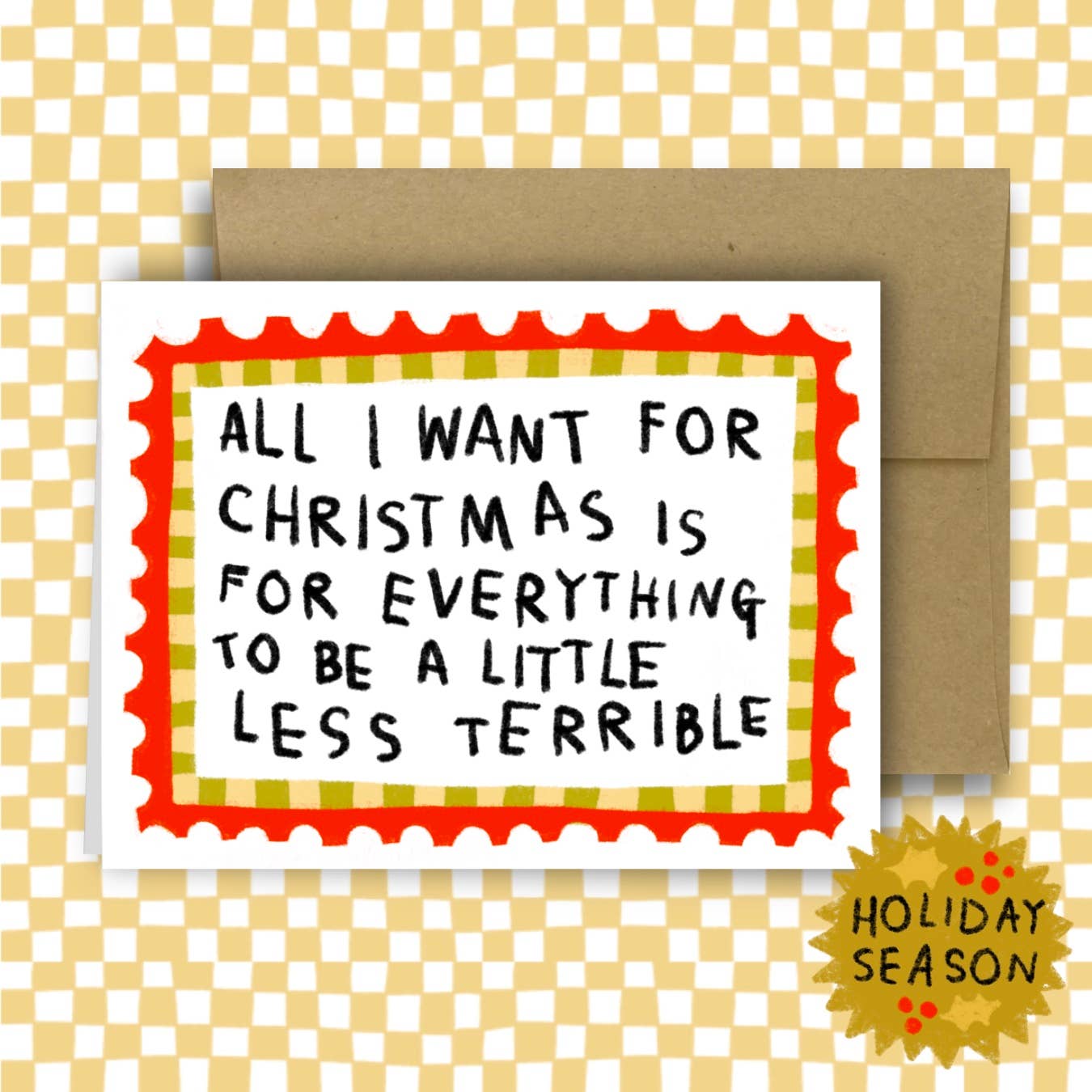 Less Terrible Christmas Greeting Card