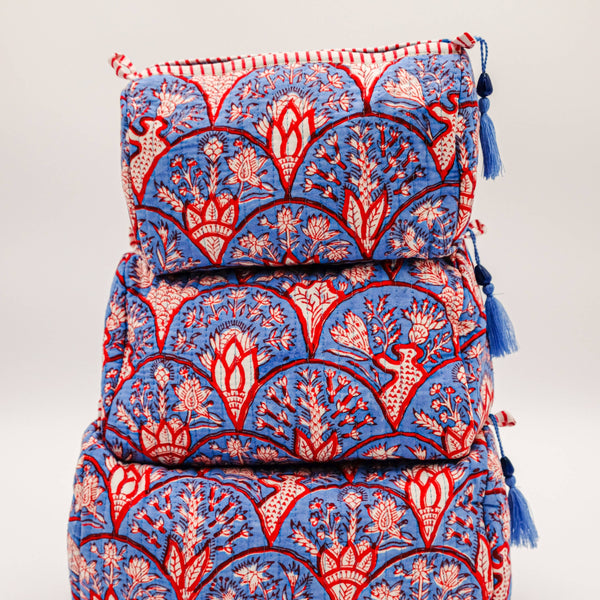 Blue Arch Toiletry Bag