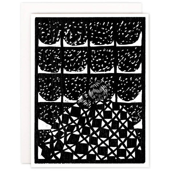 The Snow Is Snowing Greeting Card