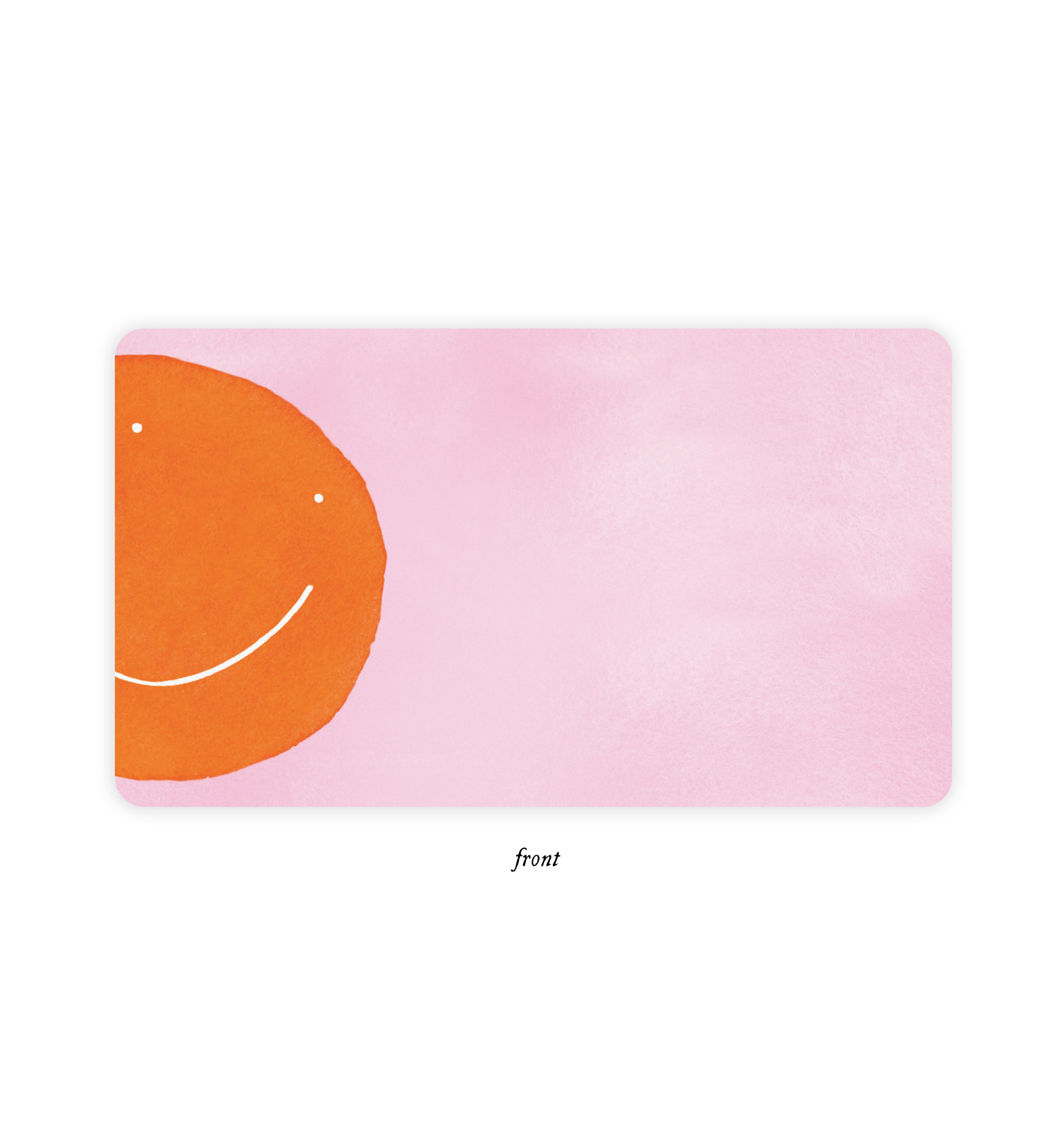 Orange Smiley Little Notes