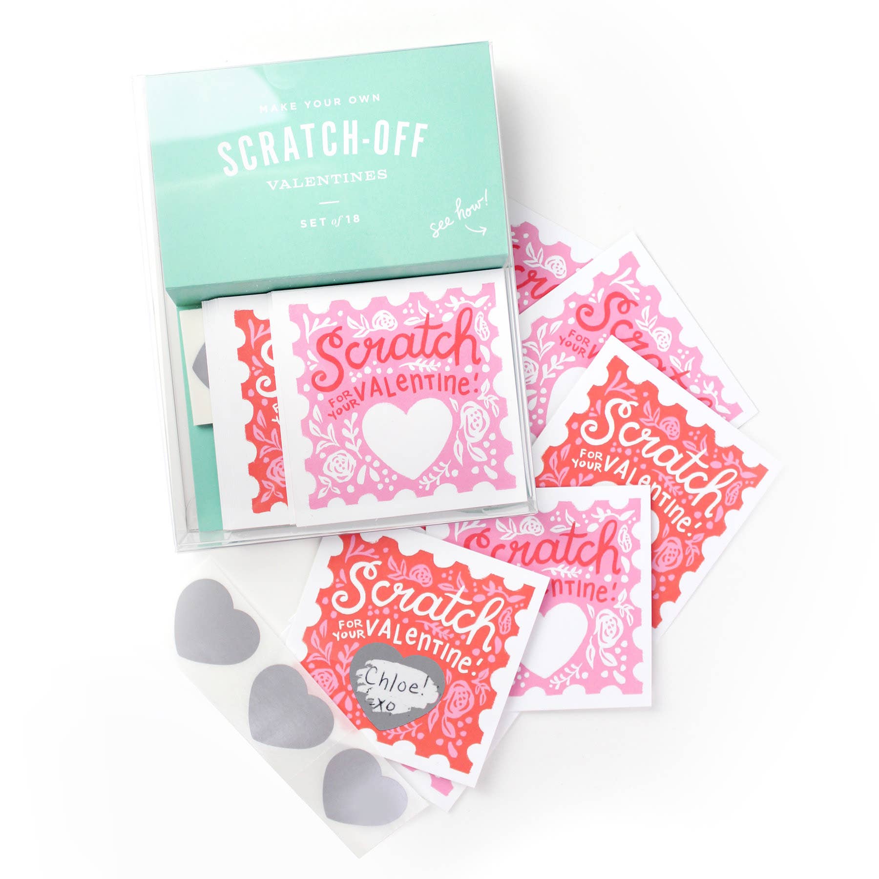 Scratch-off Valentine Cards