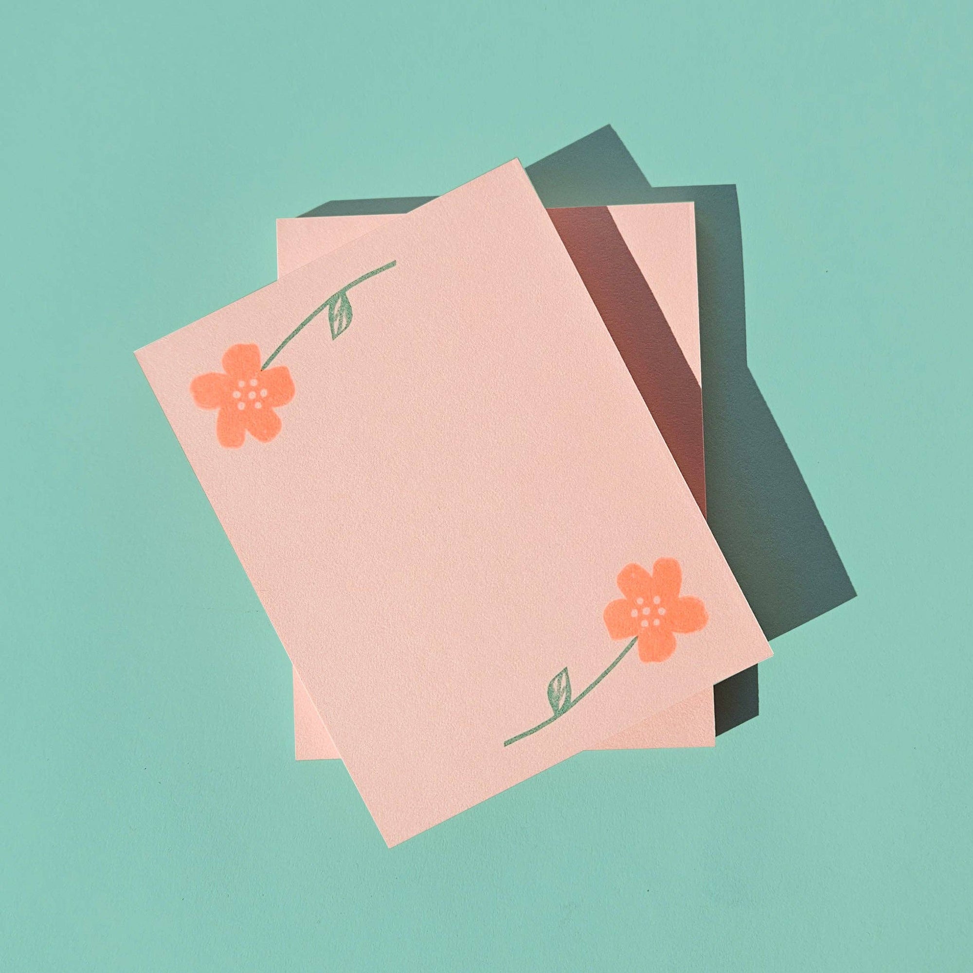 Flower Pair Notepad