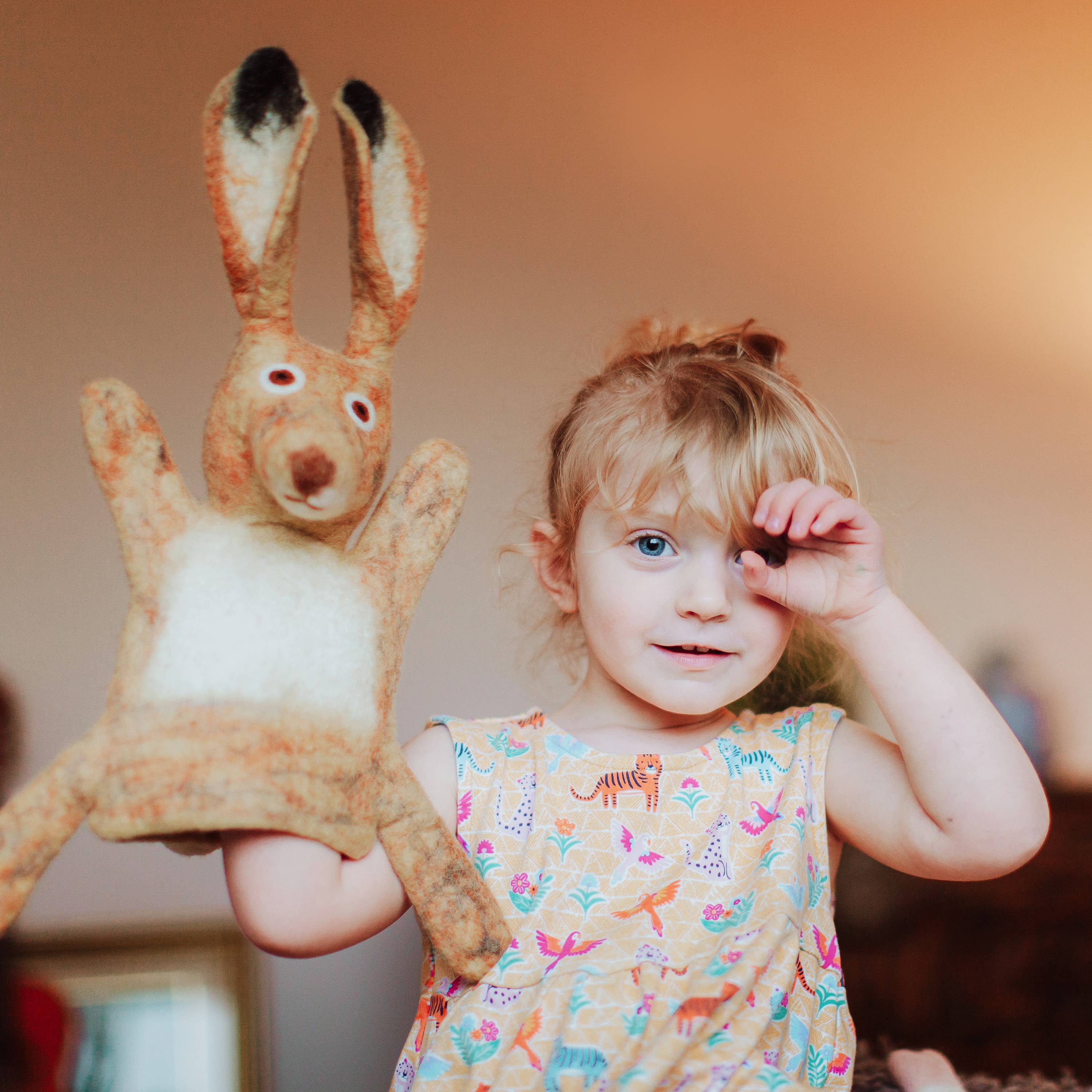 Hartley Hare Hand Puppet - RIDER