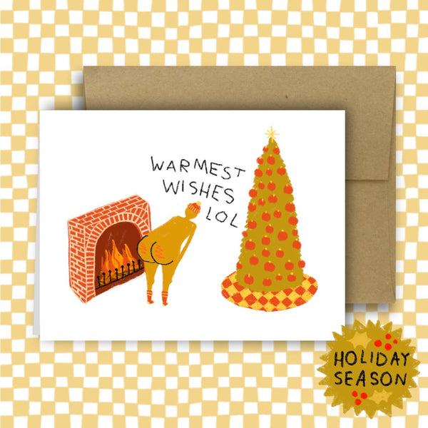Warmest Wishes Holiday Greeting Card