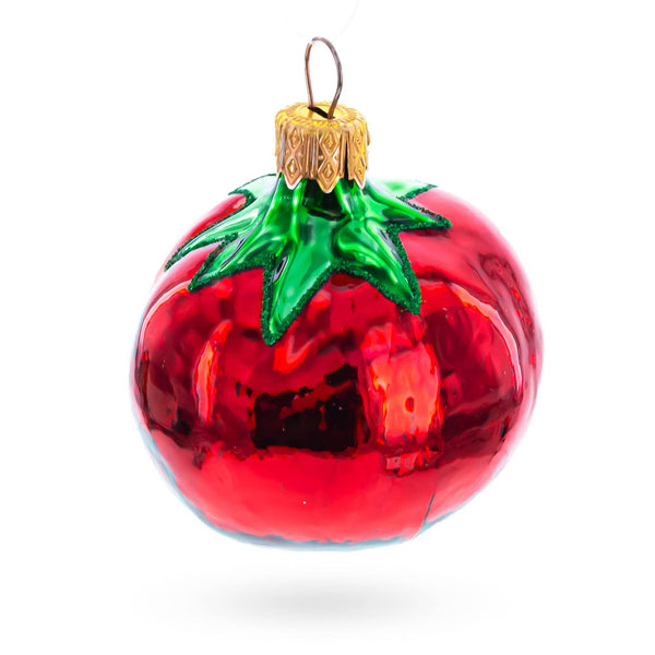 Tomato Mini Glass Ornament