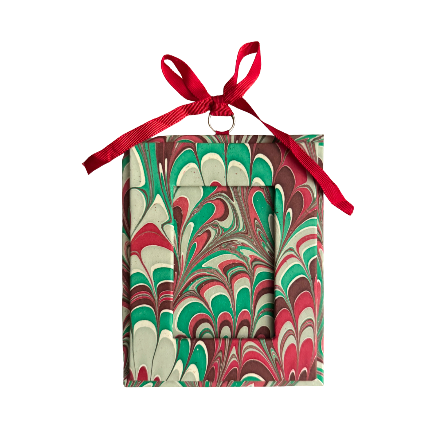 Marbled Picture Frame Ornament