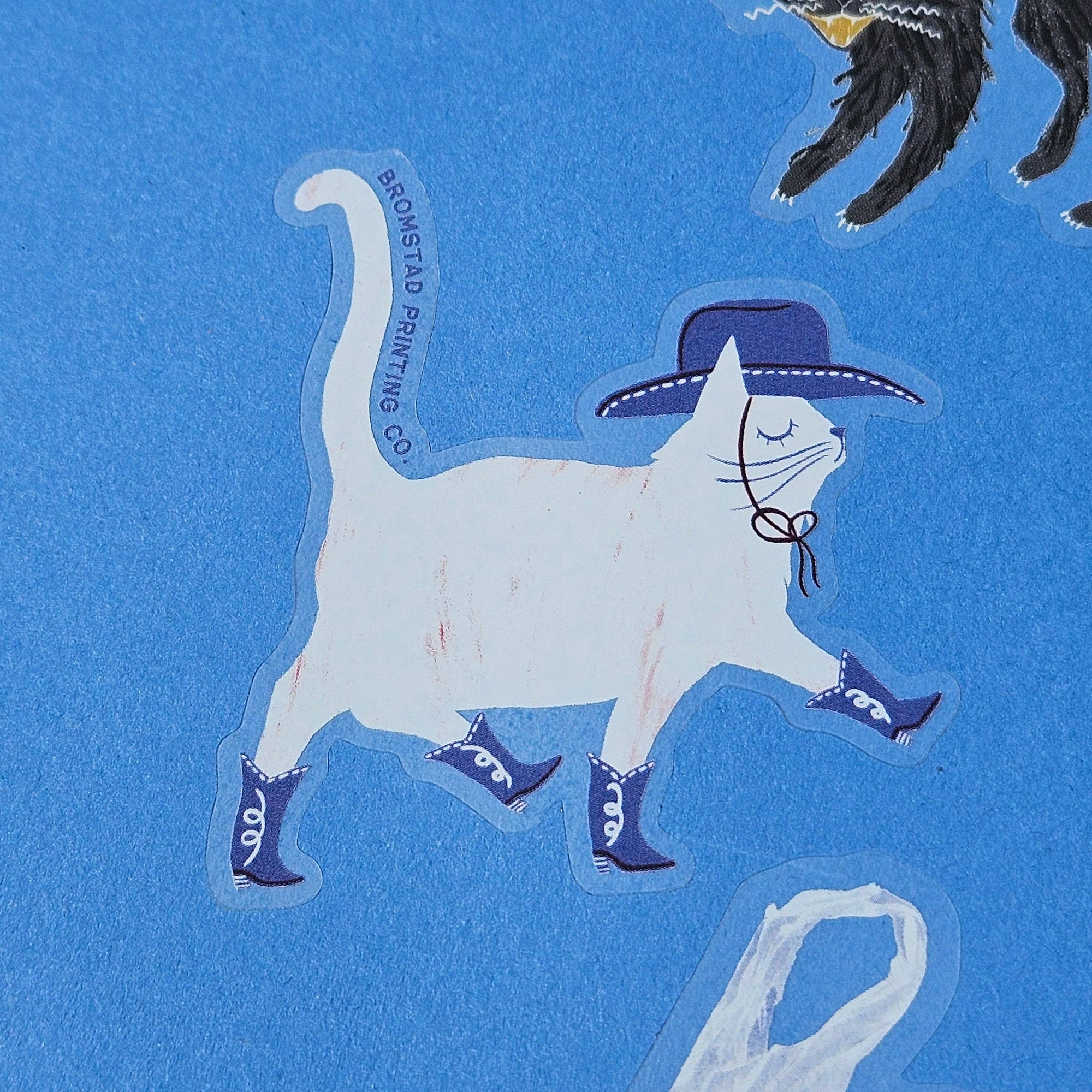 Cowboy Cat Sticker