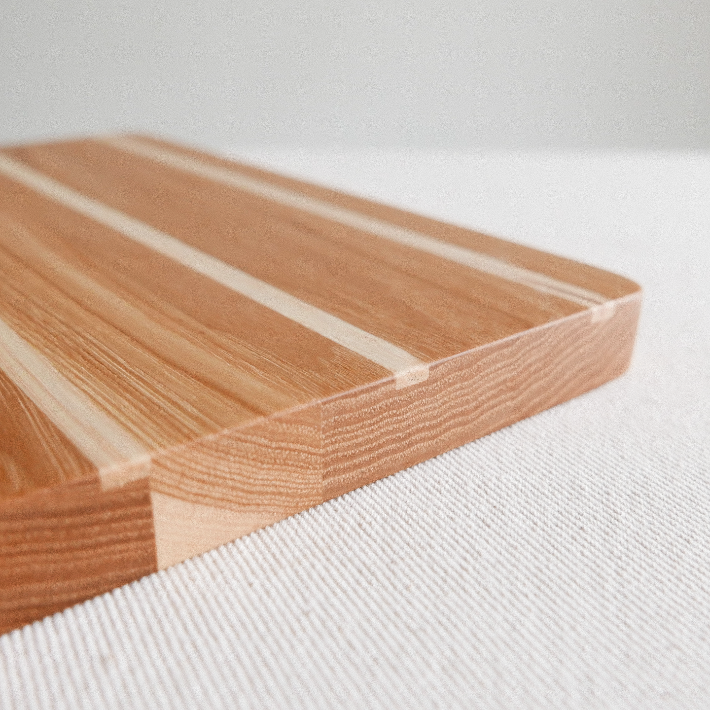 Wooden Striped Cutting Board