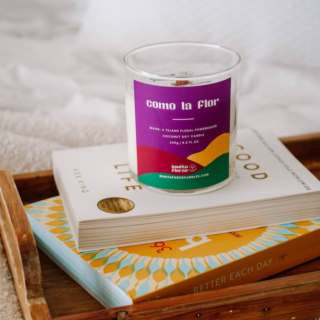 SALE - Como La Flor Candle