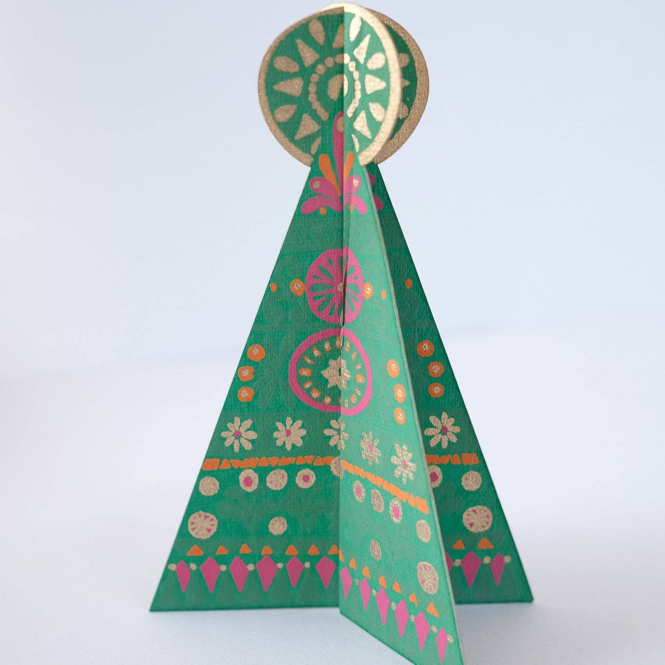 Patterned Tree Pop Up Greeting Card