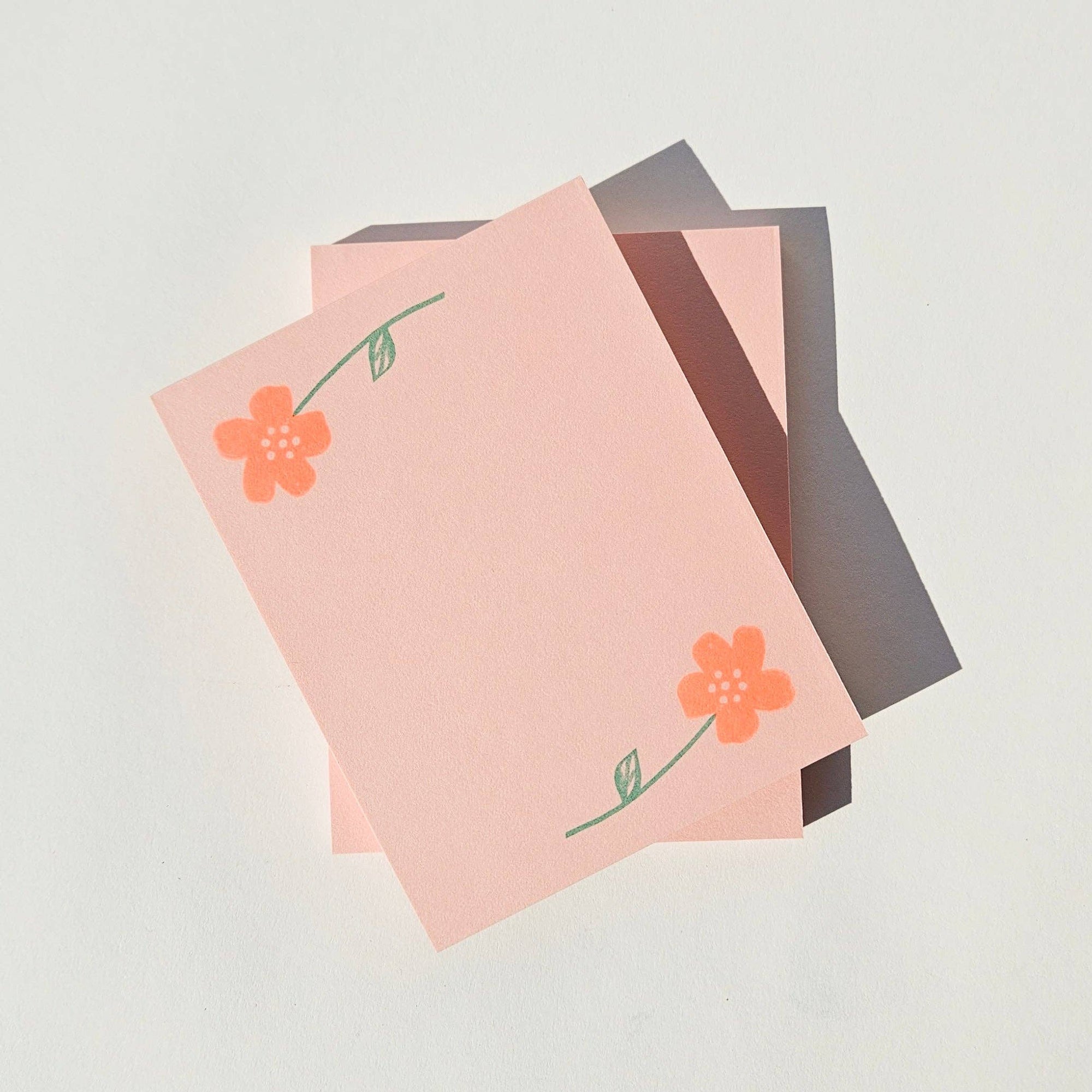 Flower Pair Notepad