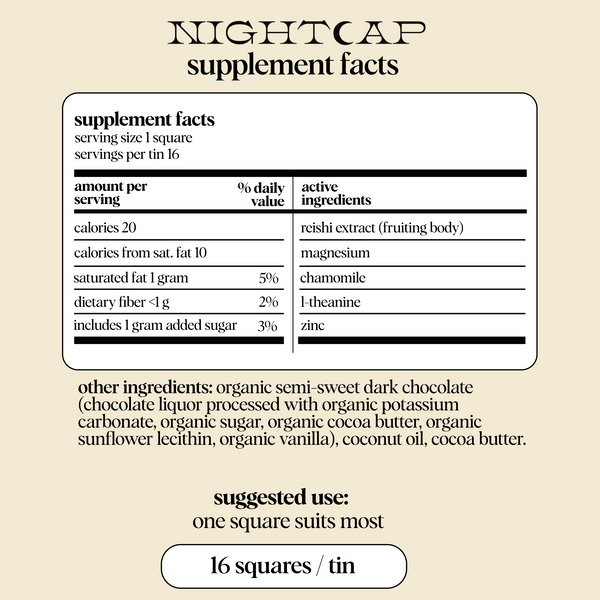 Nightcap Mushroom Chocolate