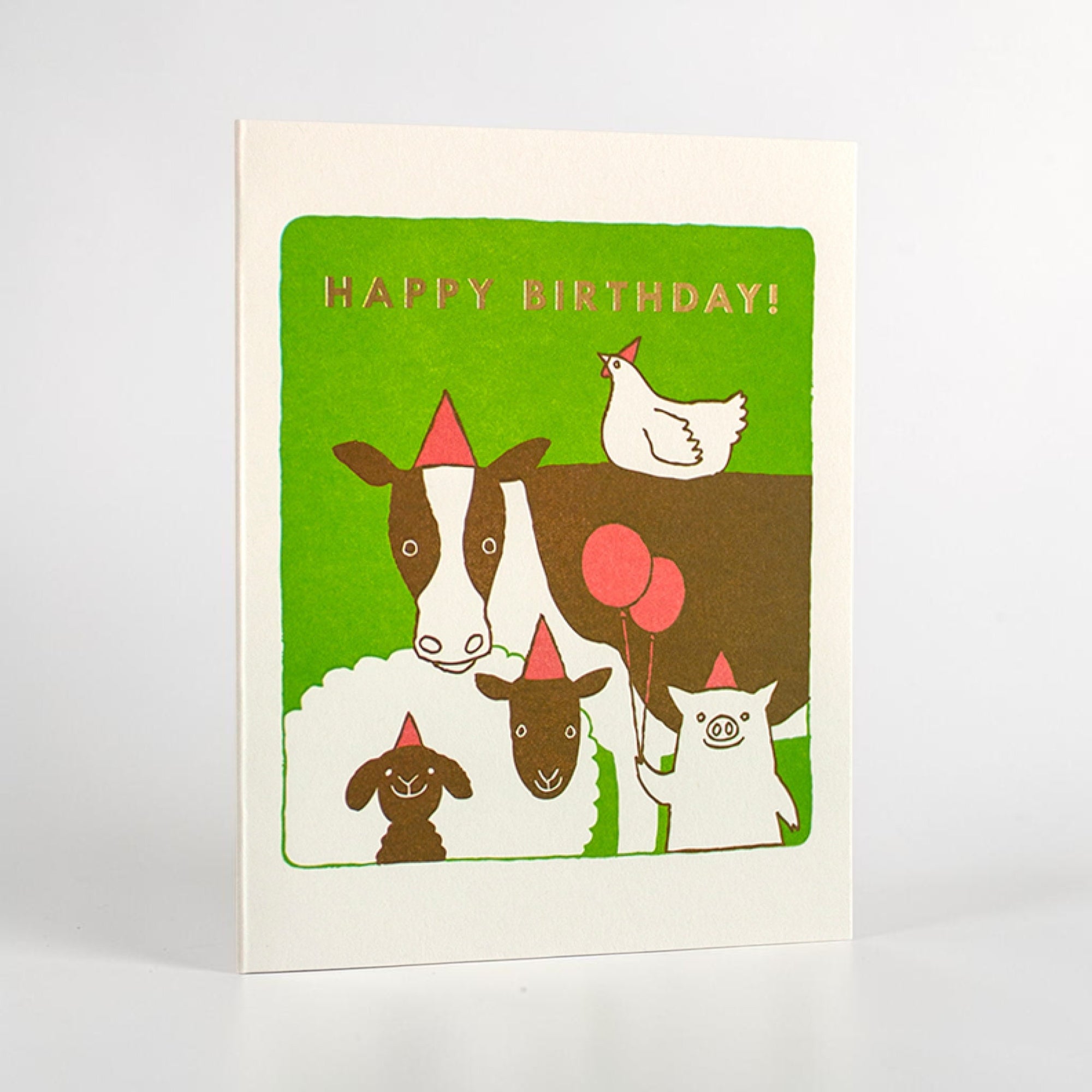 Farm Birthday Greeting Card
