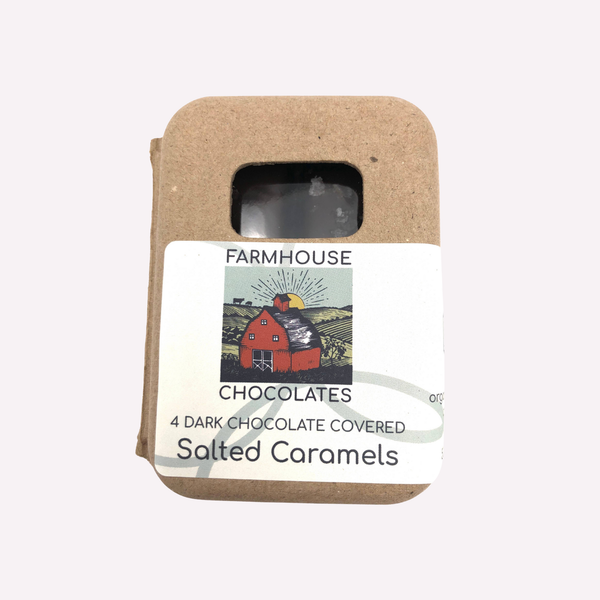4 Piece Dark Chocolate Salted Caramels - RIDER