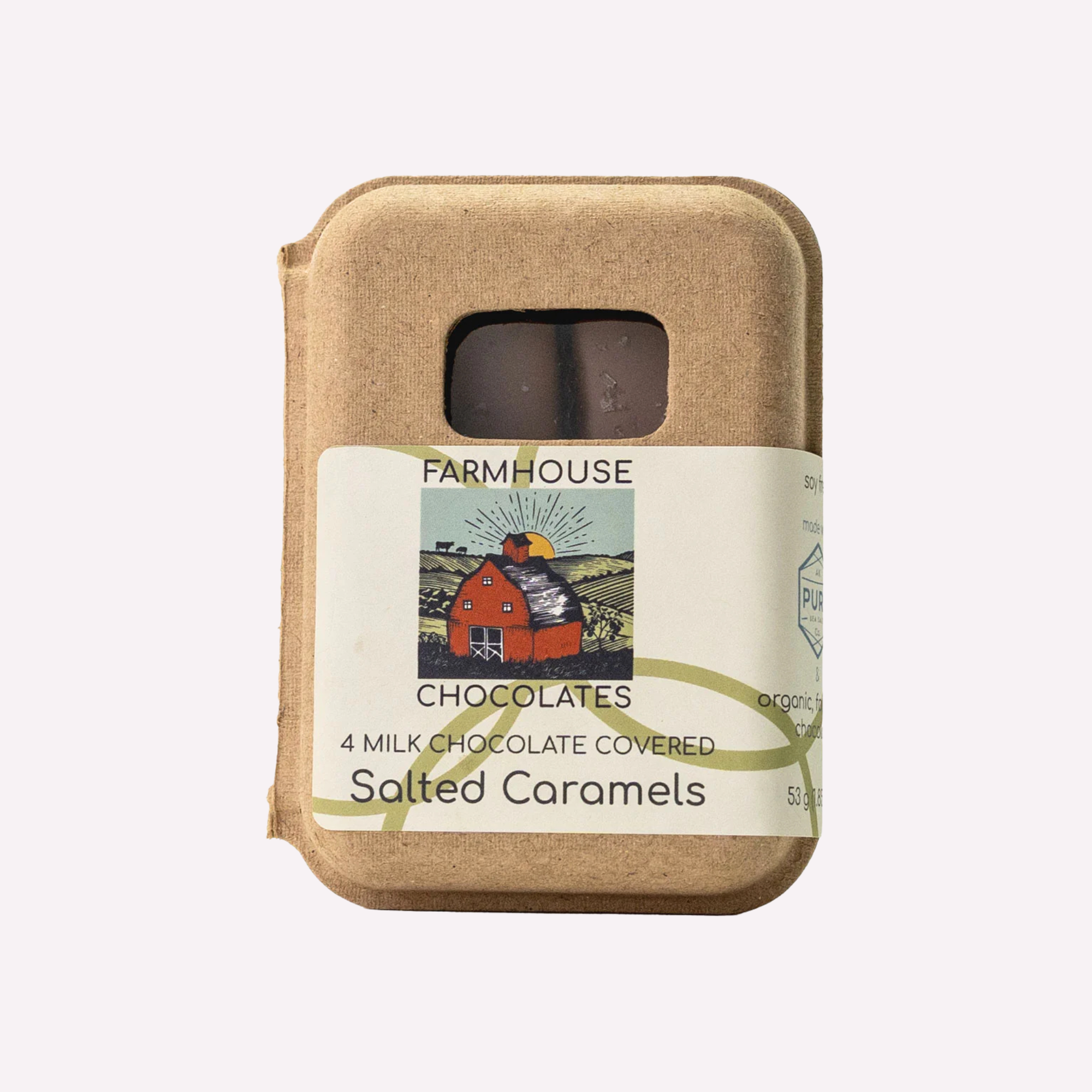 4 Piece Milk Chocolate Salted Caramels - RIDER