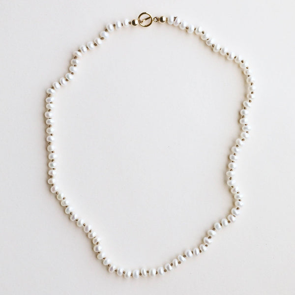 Dainty Natural Pearl Necklace