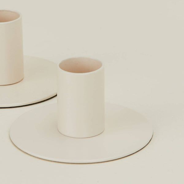 Essential Ivory Candle Holders
