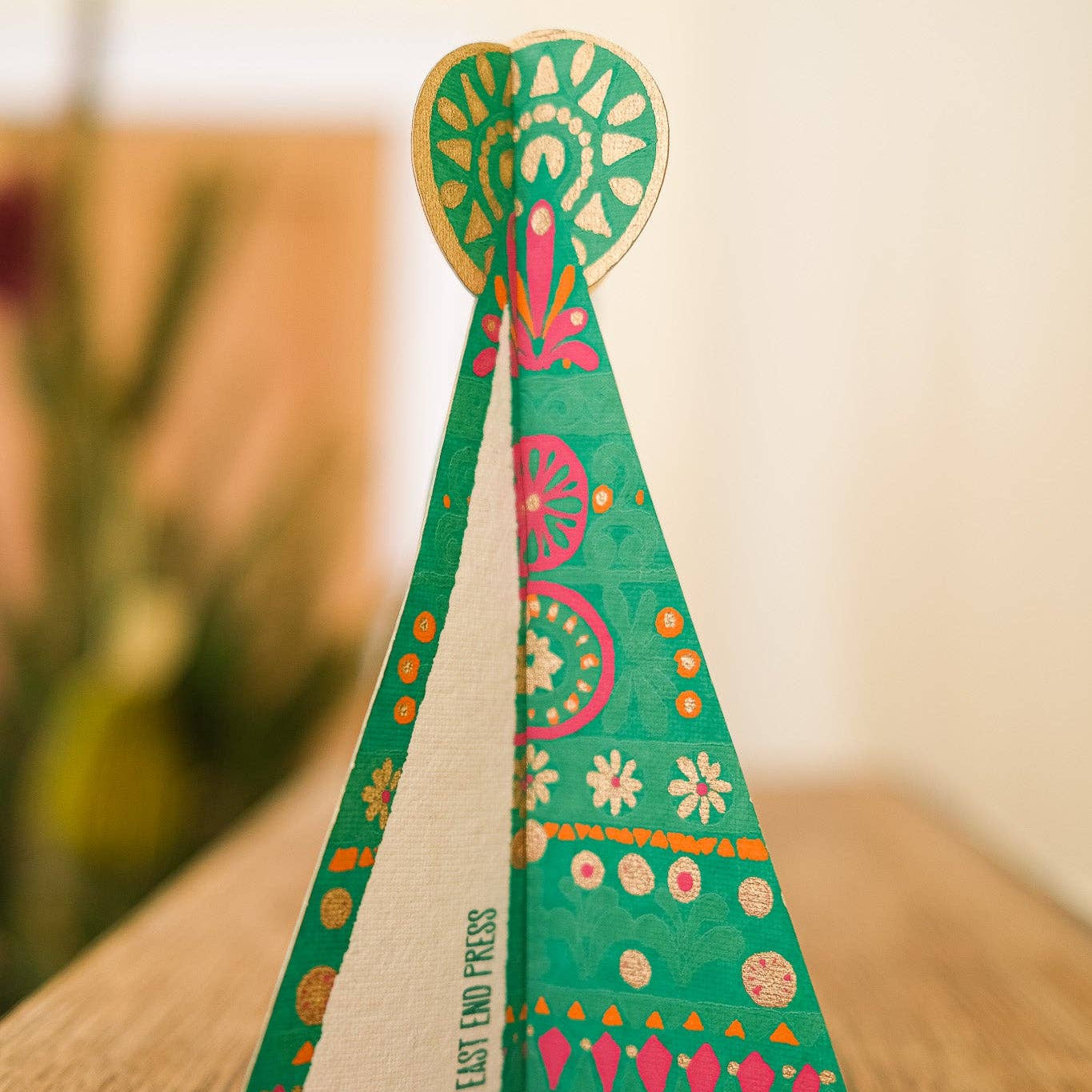 Patterned Tree Pop Up Greeting Card