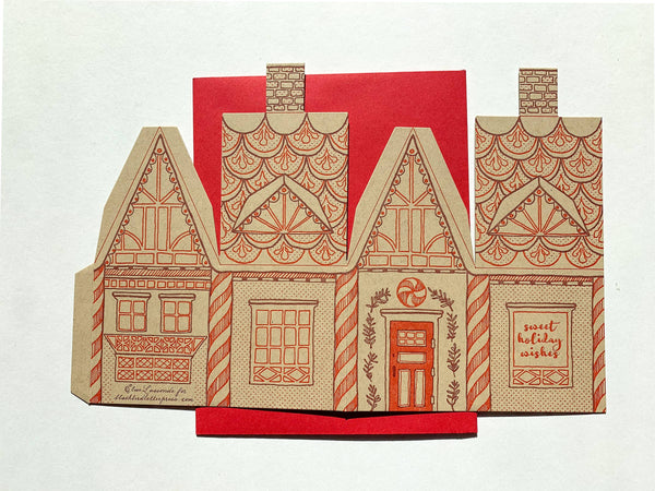 Gingerbread 3D Greeting Card