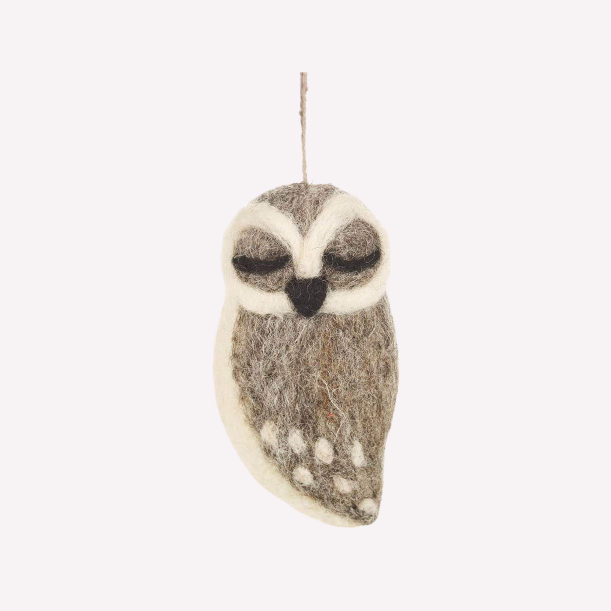 Felt Owl Ornament